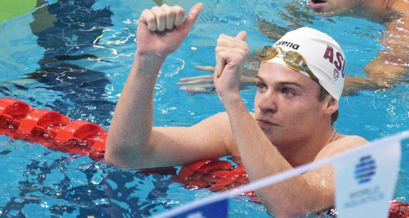  - Natation : retour gagnant pour Léon Marchand, victorieux sur 200 m brasse