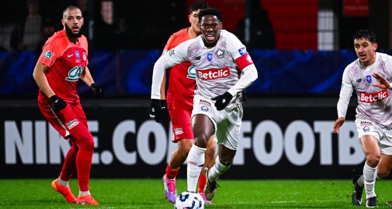  - Coupe de France : Lille s'impose face à Rouen et se qualifie en 16es de finale