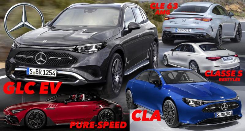  - Toutes les futures Mercedes attendues en 2025