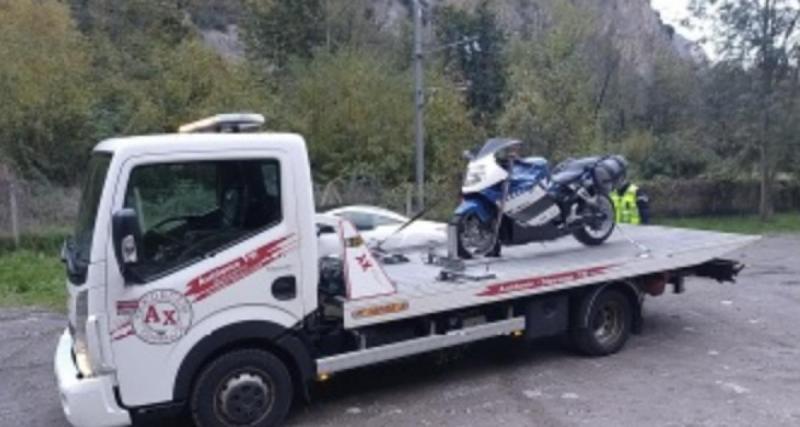  - À plus de 200km/h sur une nationale, sa puissante moto placée en fourrière 