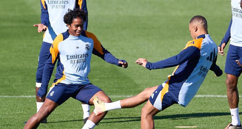  - Real Madrid : le geste vexant de Mbappé avec Endrick à l'entraînement