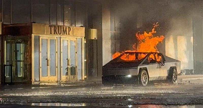  - Explosion d’un Tesla Cybertruck à Las Vegas : sa carrosserie en acier a probablement sauvé des vies