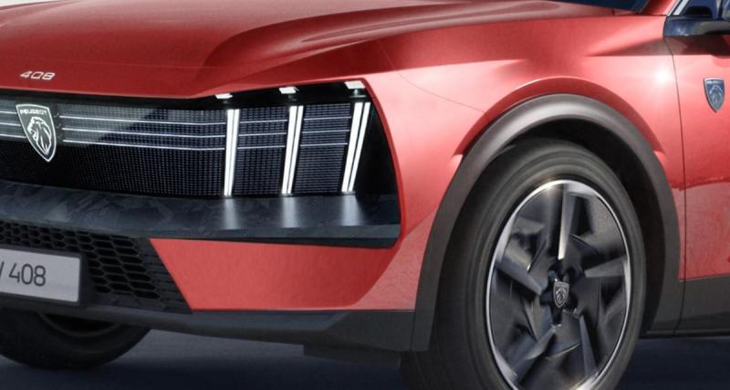  - Future Peugeot E-408 (2026) : un look radical et plus de 600 km d’autonomie pour relancer sa carrière ?