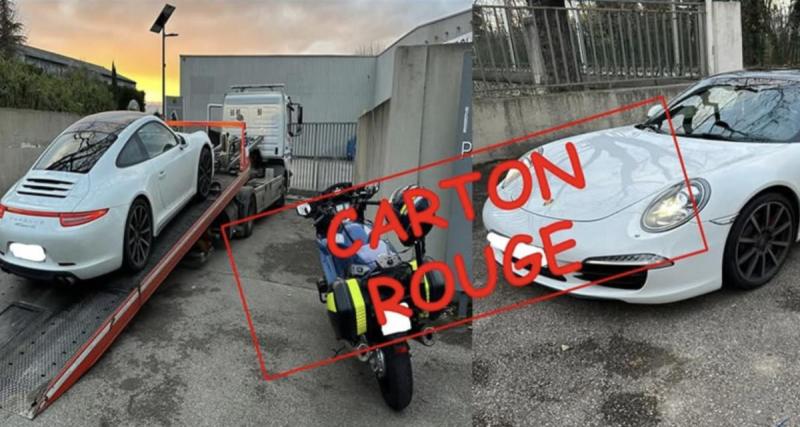  - Flashé en grand excès de vitesse, un chauffard au volant d'une Porsche condamné à de la prison ferme