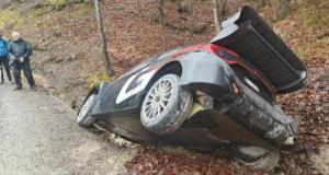 WRC : ce pilote commence bien mal 2025 avec un crash en essais, une image gênante