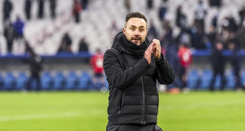  - Le discours clair de De Zerbi à son vestiaire après le fiasco OM – Lille