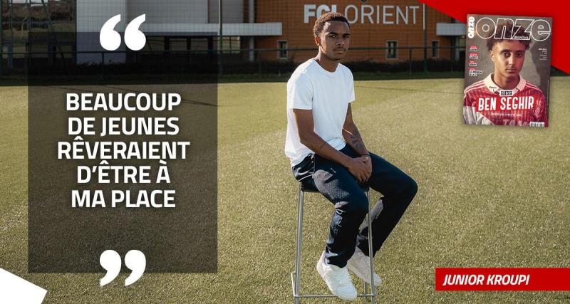  - EXCLU - Junior Kroupi : « Beaucoup de jeunes rêveraient d’être à ma place »