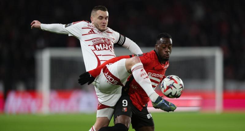  - À la pause, Brest mène sur la pelouse de Rennes