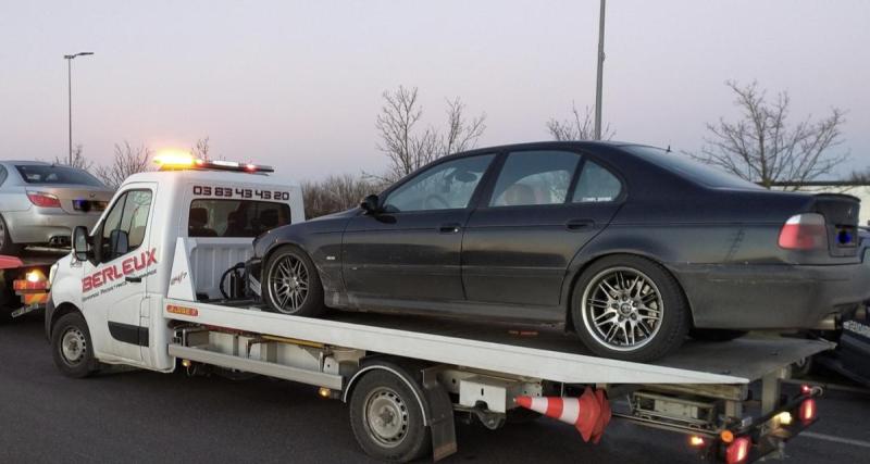  - Deux frères s’offrent une course sauvage en BMW M5… et terminent sans permis