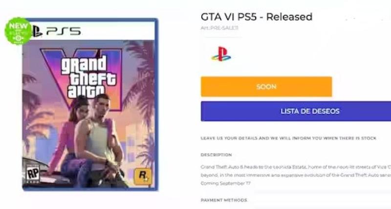  - Incroyable boulette : un revendeur a révélé la possible date de sortie de GTA 6