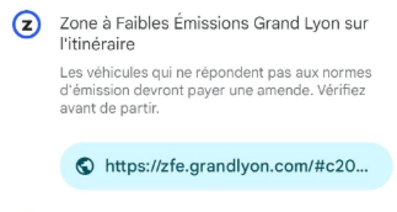  - ZFE : ce petit détail que vous n'aviez peut-être jamais remarqué sur Google Maps
