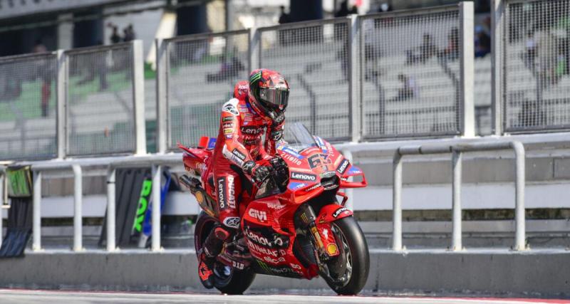  - MotoGP : Bagnaia frustré par les tests, l’Italien a dû se sacrifier