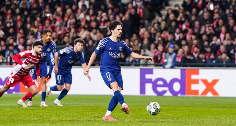  - Brest - PSG : l’ouverture du score de Vitinha sur penalty