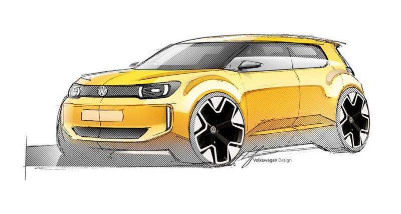  - Volkswagen dévoile un premier dessin précis pour sa citadine électrique à 20 000 €