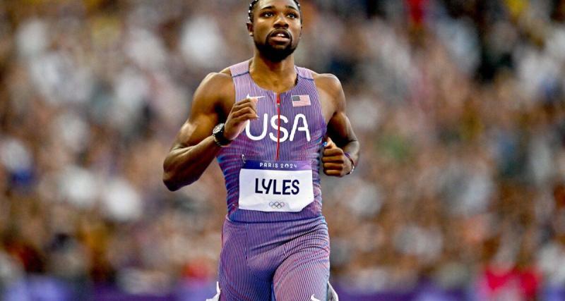  - Athlétisme : le champion olympique du 100m Noah Lyles va défier une grande star de la NFL au sprint l'été prochain