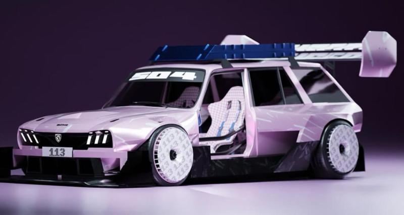  - Peugeot fait revivre la 504 à travers ce concept-car extravagant