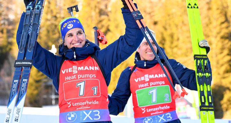  - Biathlon : "Notre travail d’équipe me rend fière", Julia Simon savoure un titre mérité !