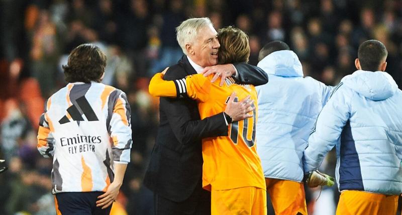  - Real Madrid : Ancelotti encense totalement Modric et le compare à Maldini