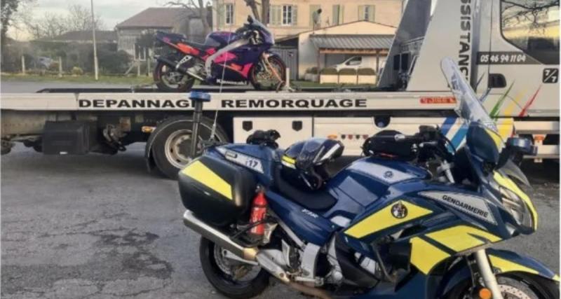  - Il teste sa moto neuve, finit interpellé pour excès de vitesse et stupéfiants