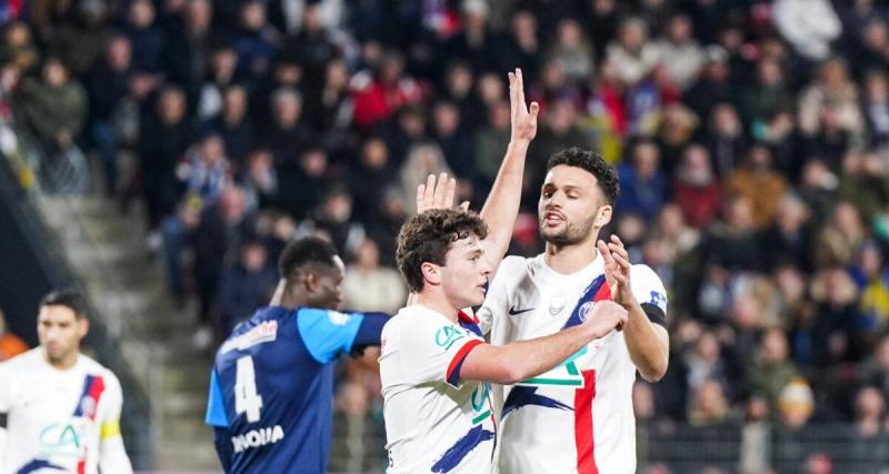  - Le PSG solide fait le boulot à la pause contre Saint-Brieuc