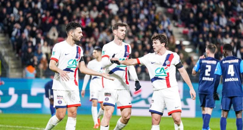  - Le PSG logiquement devant Saint-Brieuc à la mi-temps