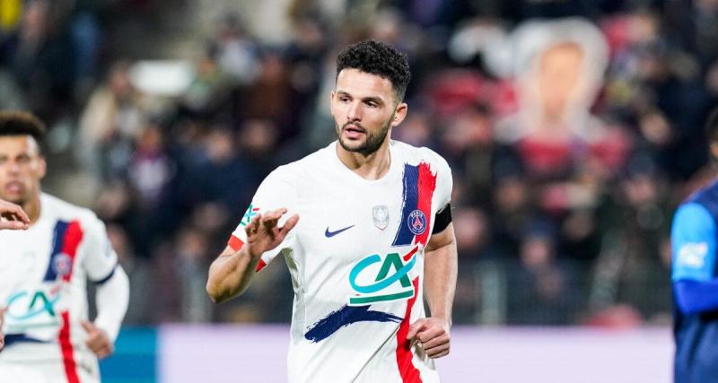  - Saint-Brieuc - PSG : la joie de Gonçalo Ramos après son triplé !