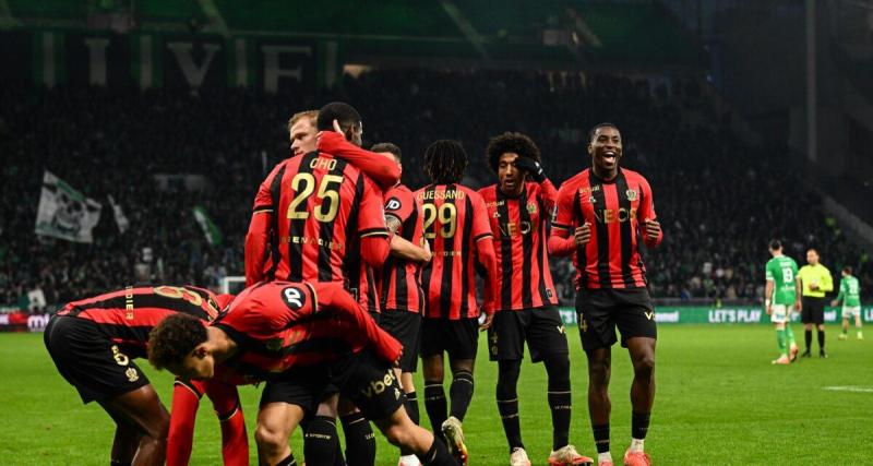  - Un Nice à deux visages s’impose à Saint-Étienne et consolide sa 3e place