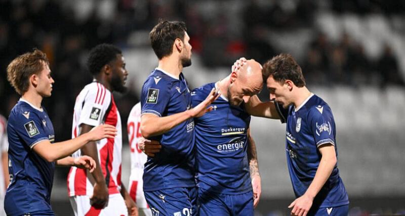  - Ligue 2 : à la pause, Dunkerque mène sur la pelouse d'Ajaccio