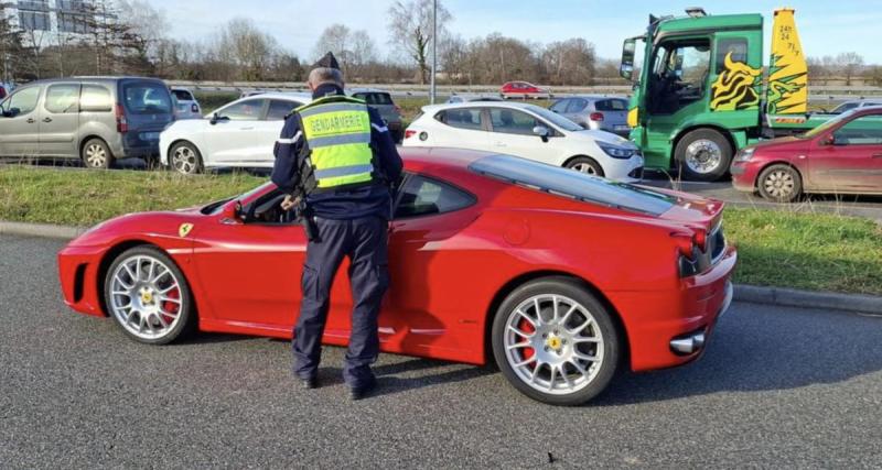  - Flashé en excès de vitesse à plus de 200 km/h, sa magnifique Ferrari est immédiatement saisie