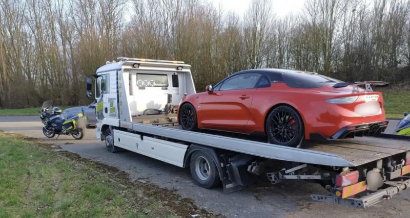  - Flashé en excès de vitesse, il pousse son Alpine à 173 km/h et défie les gendarmes