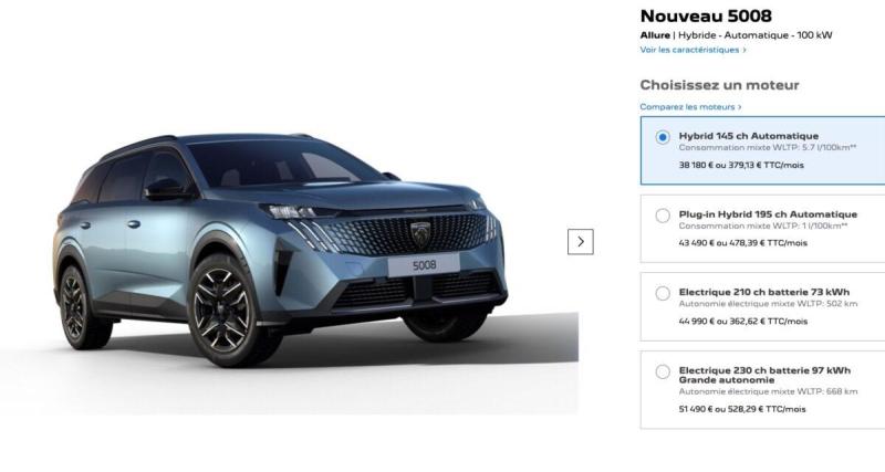  - La puissance des moteurs micro-hybrides évolue discrètement chez Peugeot