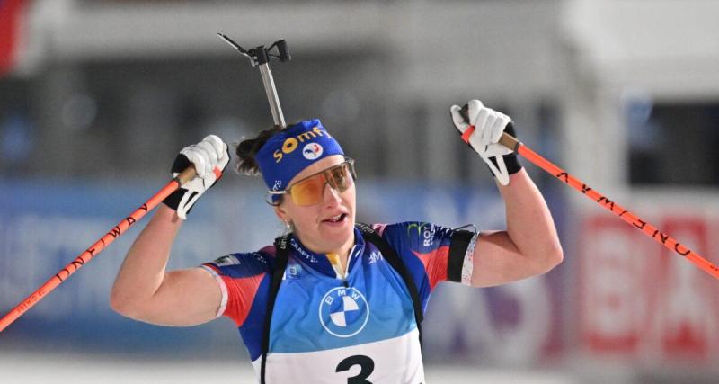  - Biathlon : Julia Simon remporte la poursuite à la Coupe du Monde de Nove Mesto