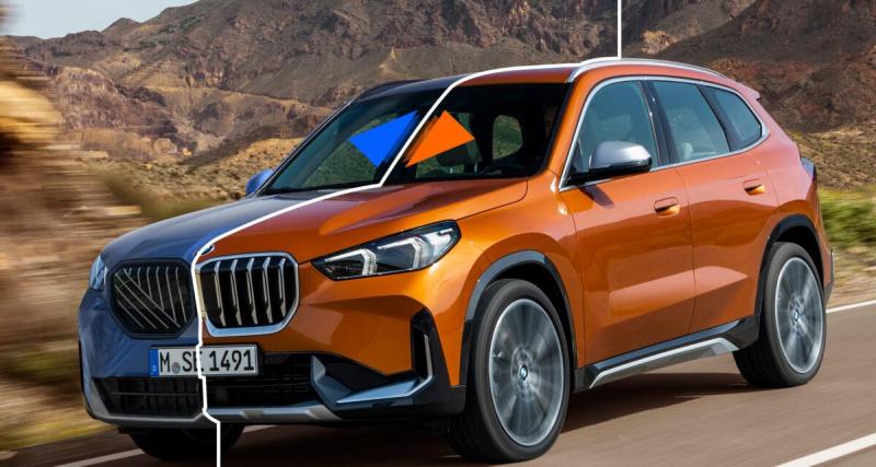  - Futur SUV BMW X1 (2026) : découvrez vers quoi tendra le restylage en faisant glisser le curseur de gauche à droite