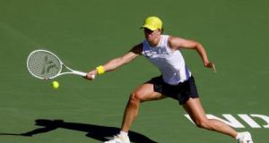 Tennis : Swiatek en mode express à Indian Wells