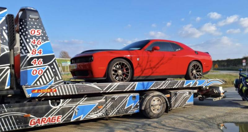  - Flashé en grand excès de vitesse au volant de sa Dodge Charger, la fin de trajet s’annonce beaucoup moins amusante à pied