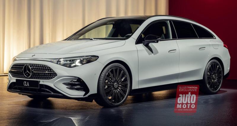  - Future Mercedes CLA Shooting-Brake (2026) : notre illustration de la prochaine génération de break