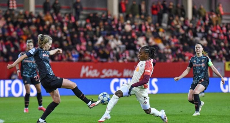  - L’OL mène à Munich à la pause