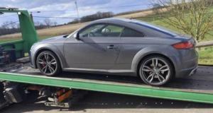 Flashé en excès de vitesse au volant d’une Audi TT, le conducteur interpellé lors d’un contrôle de routine