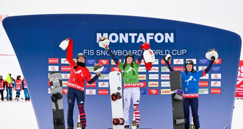  - Snowboardcross : Léa Casta et Loan Bozzolo brillent, la France en force à Montafon !