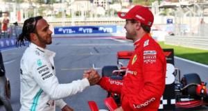 Ferrari : "Je croise les doigts pour lui afin qu'il remporte le championnat", Vettel veut voir Hamilton champion avec la Scuderia !