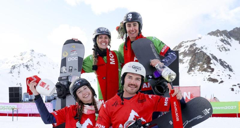  - Snowboardcross : le duo tricolore sacré champions du monde !
