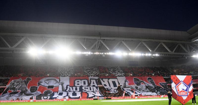  - LOSC - Lens : le tifo à l’envers du Stade Pierre Mauroy