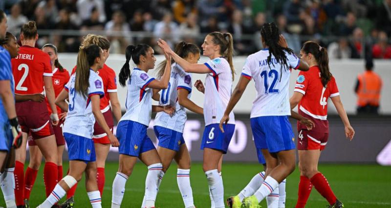  - La France logiquement devant la Suisse à la pause