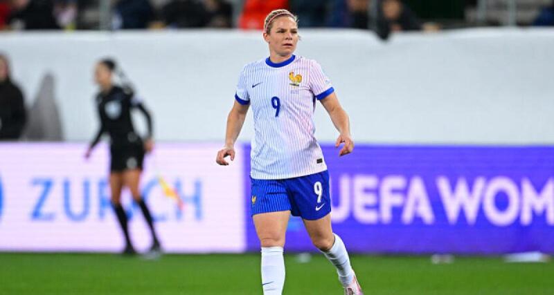  - Équipe de France (F) : contre la Suisse, Eugénie Le Sommer a fêté sa 200e sélection