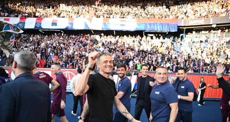  - PSG : le joli geste de Luis Enrique à ses joueurs après le titre de champion