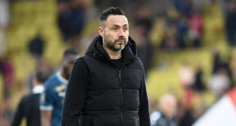  - Monaco – OM : le discours déroutant de De Zerbi après la claque