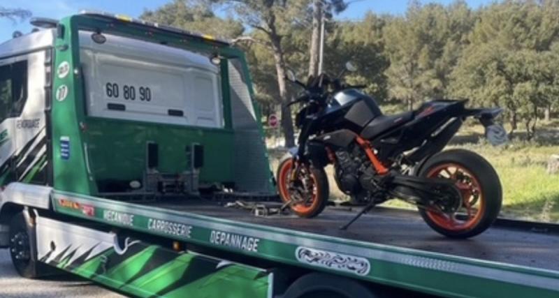  - Un motard intercepté à trois reprises à plus de 170 km/h, la sanction est très lourde !