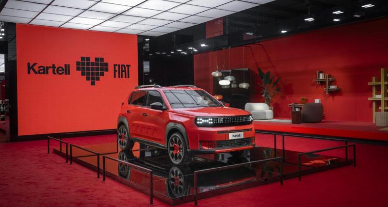  - Fiat et Kartell s’associent pour présenter une Grande Panda chic… mais pas à vendre