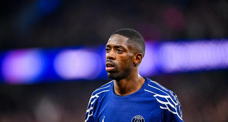  - Aston Villa - PSG : les photos hilarantes de Dembélé avec son trophée d’homme du match