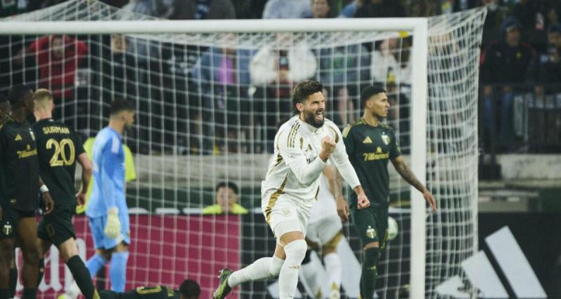 - Equipe de France : le coup franc splendide d'Olivier Giroud avec le LAFC